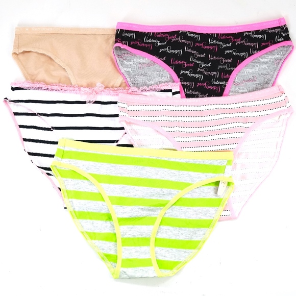 Victoria's Secret Other - Victoria's Secret Multi Set Of 5 Bikini Cut Pantie Victoria's Secret Other - Victoria's Secret Multi Set Of 5 Bikini Cut Pantie